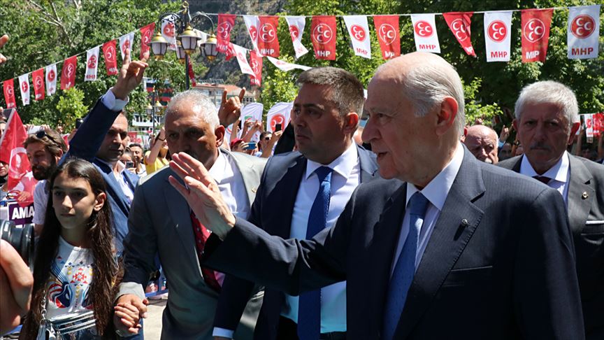 MHP Genel Başkanı Bahçeli Amasya'da