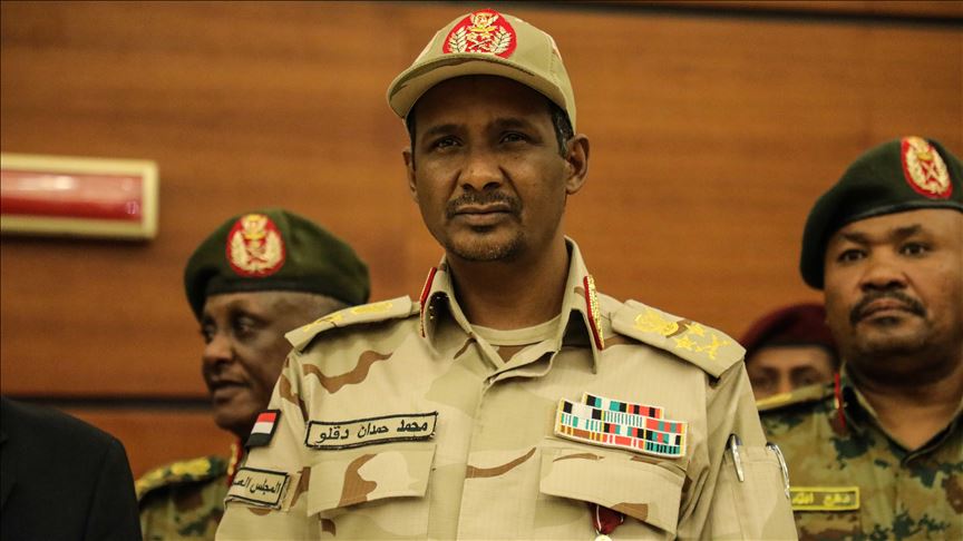 Sudan's de facto ruler holds talks in Egypt