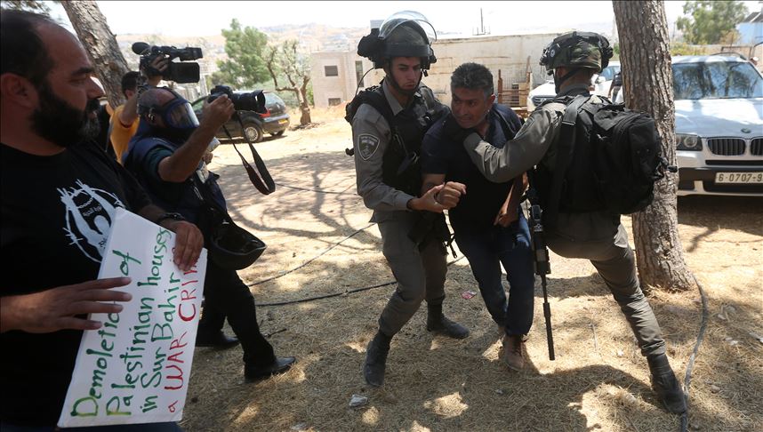 یورش نظامیان اسرائیل به تظاهرات فلسطینیان در قدس
