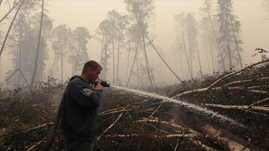 Rusya'nın ormanları yanıyor