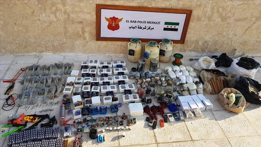Syrie / Al Bab : découverte d'une tonne d'explosifs dans une opération des forces turques