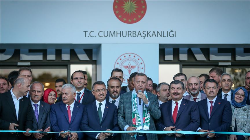 Erdogan opens Turkey's 10th city hospital complex