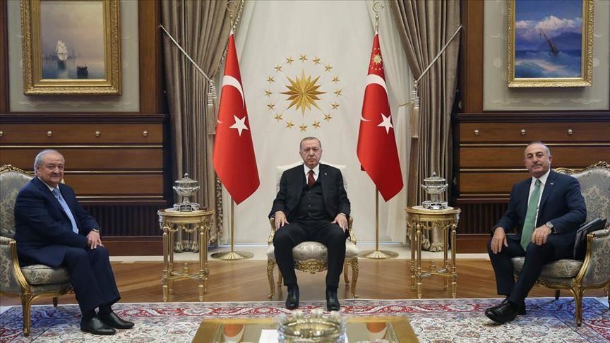 Эрдоган принял главу МИД Узбекистана