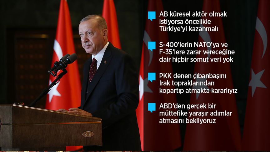 Cumhurbaşkanı Erdoğan: Fırat Kalkanı ve Zeytin Dalı ile başlayan süreç farklı bir aşamaya geçecek
