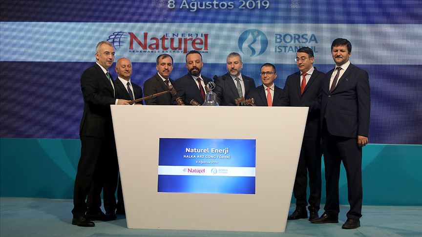 Borsa İstanbul'da gong Naturel Enerji için çaldı 