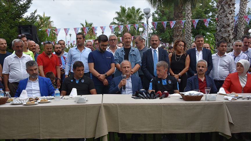 Trabzonspor'da bayramlaşma töreni