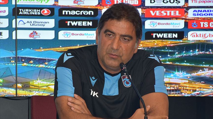 Trabzonspor Teknik Direktörü Karaman: İyi bir sonuç alarak turu geçmek istiyoruz