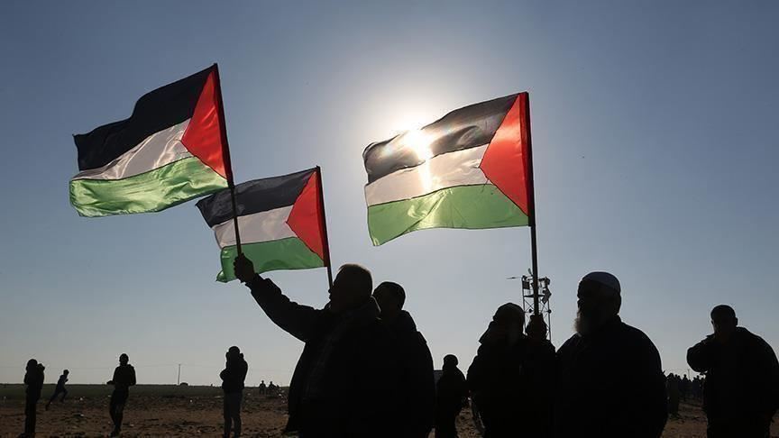 حرکت فلسطینیان به سمت مرز غزه با اسرائیل