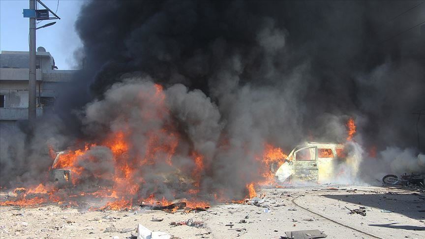 مقتل 3 من "ي ب ك" الإرهابية بانفجار سيارة مفخخة شرقي سوريا