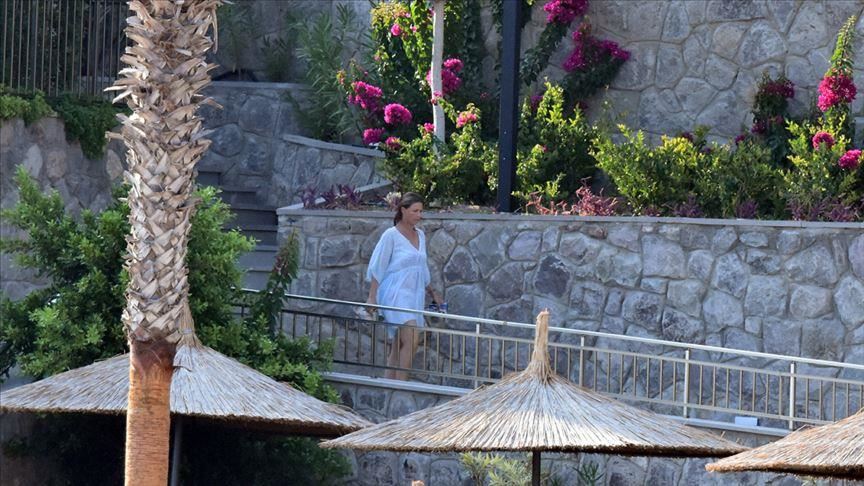 Norwegian princess enjoys vacation in Mugla, Turkey