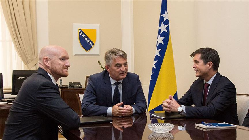 Komšić s Nelsonom i Fieldom razgovarao o putu BiH ka NATO-u i Evropskoj uniji