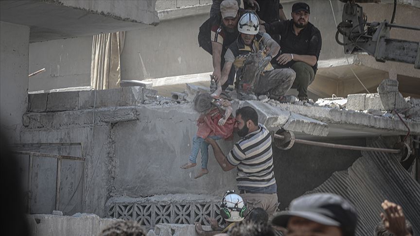 İdlib'de 26 Nisan'dan bu yana 843 sivil öldürüldü