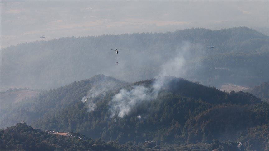 İzmir'deki orman yangınının genişlemesi durduruldu