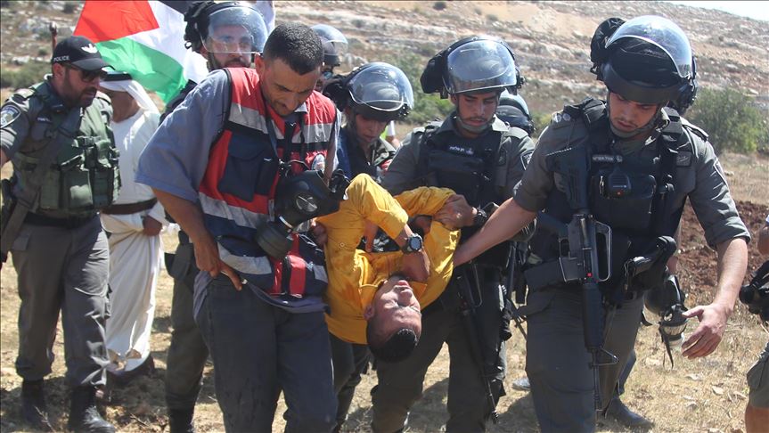 Israël intervient contre une manifestation de soutien pour les Palestiniens emprisonnés