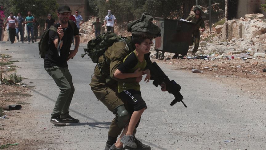 یورش نظامیان اسرائیل به تجمع فلسطینیان در کرانه باختری