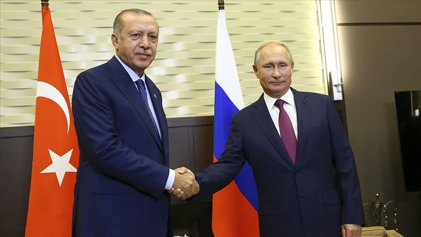 Erdoğan diskuton Idlibin me homologun rus Putin