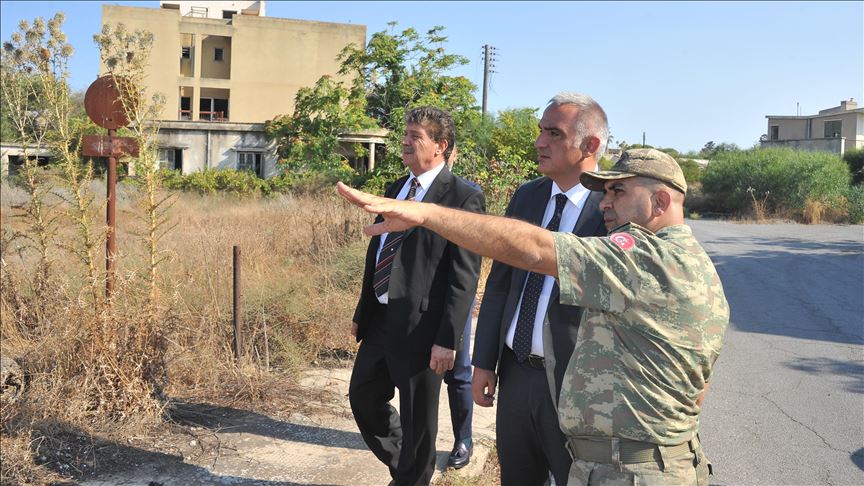 Turkish official inspects abandoned Maras in Cyprus