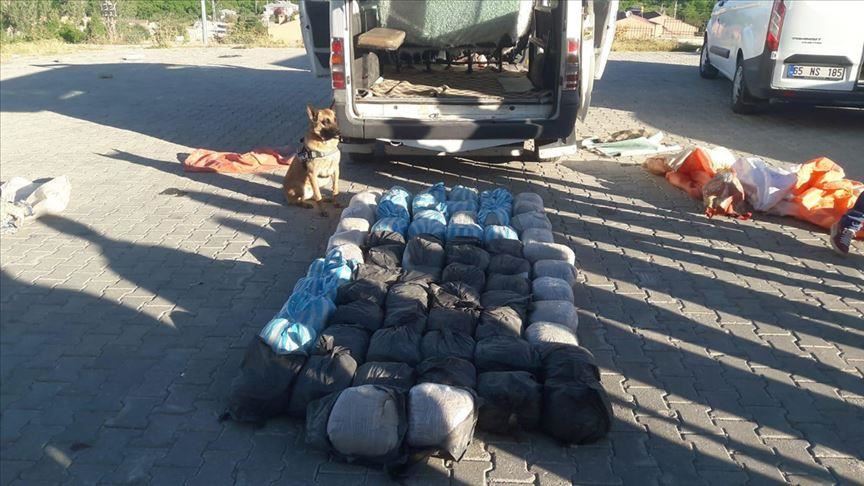 Over 340 kg of heroin seized in eastern Turkey