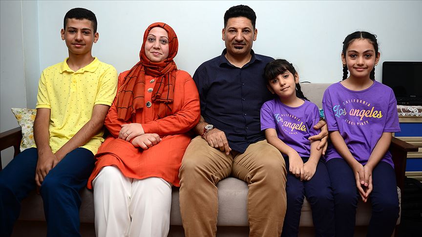 Iraklı aile Türkiye'ye minnettar