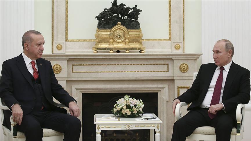 Turkish, Russian presidents meet in Moscow