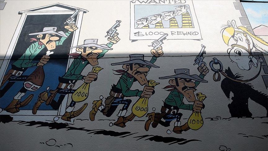 Junaci stripova i crtanih filmova na ulicama Brisela