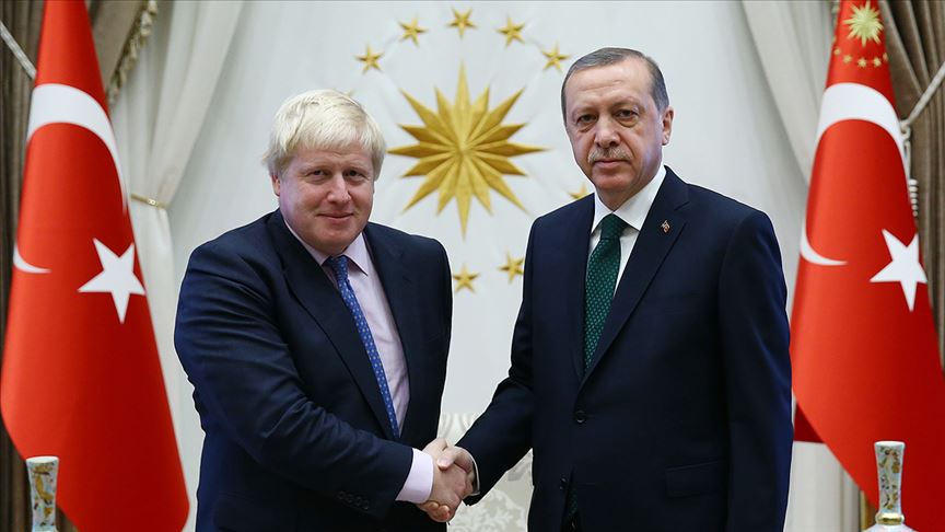 Cumhurbaşkanı Erdoğan ile Boris Johnson telefonda görüştü