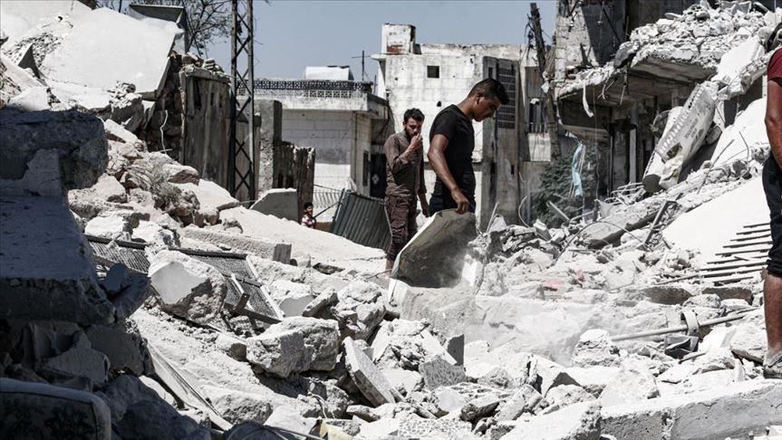 7 قتلى مدنيين في القصف المتواصل للنظام السوري  وروسيا على " خفض التصعيد" 