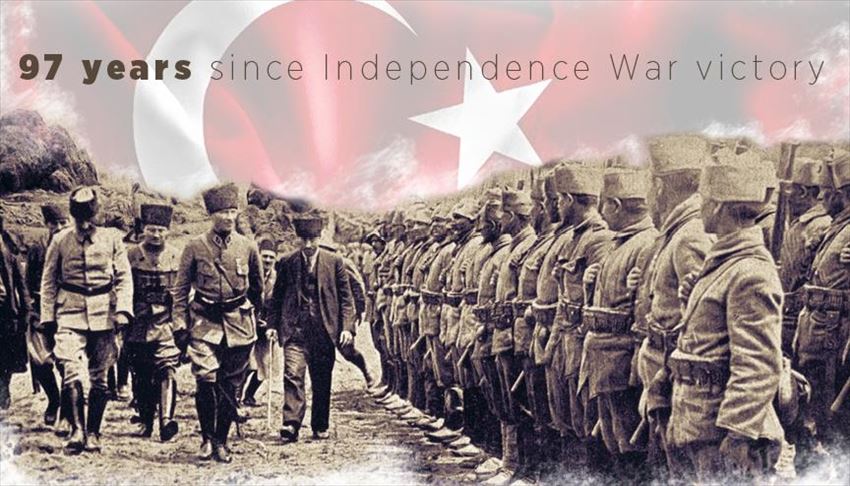 Turkey to honor year 97 since Independence War victory