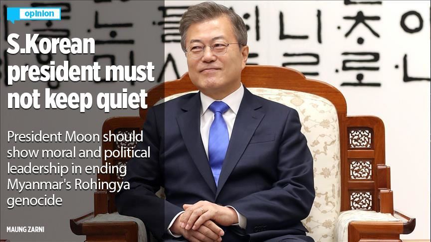 S.Korean president must not keep quiet on Rohingya