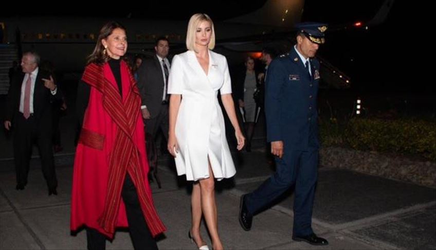 Ivanka Trump llegó a Colombia con temas de migración y mujeres en la agenda