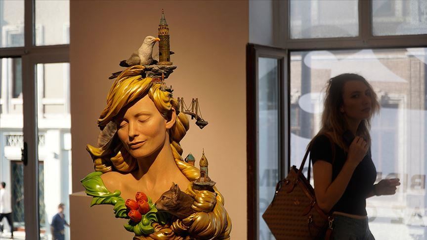 Bulgarian artist incorporates Istanbul in sculpture