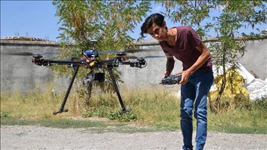 Ciwanê ji Geverê bi melzemeyên xurde drone çêkir
