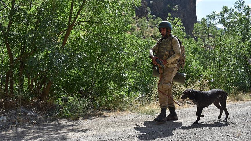 Van'da terör örgütü PKK'ya ait toprağa gömülü el yapımı patlayıcı bulundu