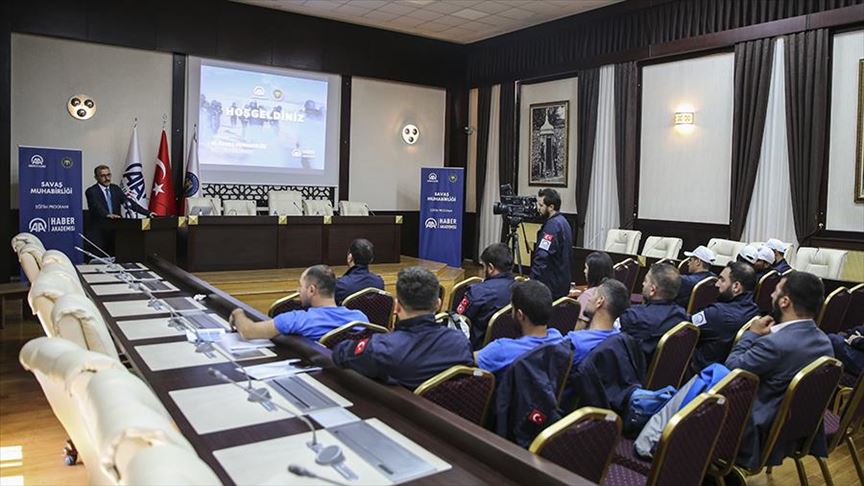 Anadolu Agency’s war journalism students graduate