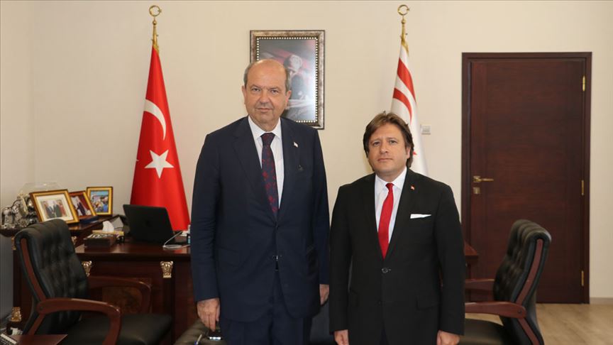 AA Yönetim Kurulu Üyesi Pirtini'den KKTC Başbakanı Tatar'a ziyaret
