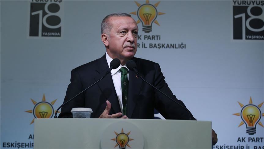 Turkey to sort out safe zone in N.Syria soon: Erdogan