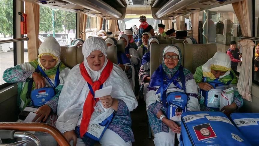 Jemaah Indonesia kloter terakhir berangkat ke Madinah