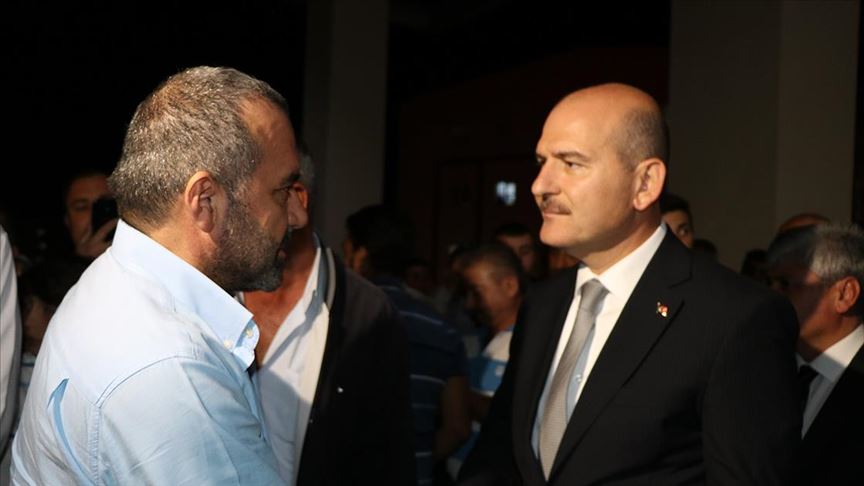 Bakan Soylu Hatay Emniyet Müdürü Karabörk'ü ziyaret etti