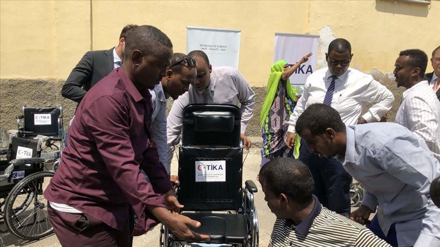 Turkey supports disabled in Djibouti