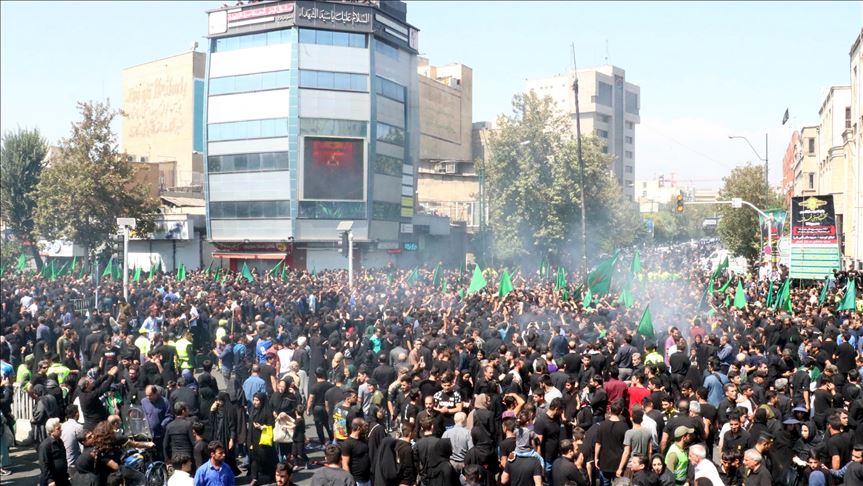 مراسم روز عاشورا در پایتخت ایران