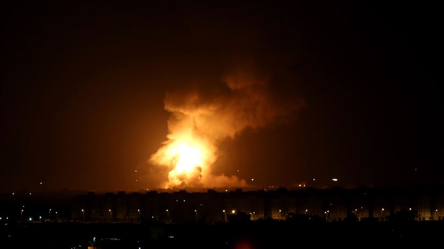 ВВС Израиля бомбят Газу 