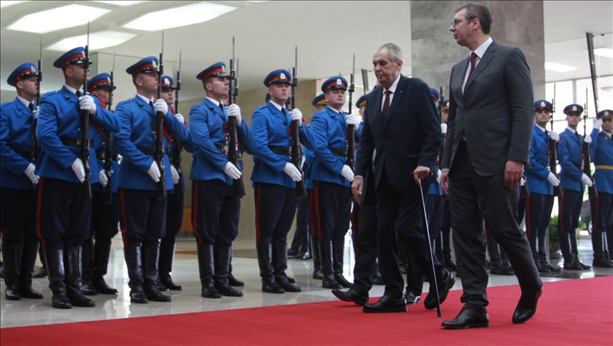 Predsednik Češke svečano dočekan u Beogradu