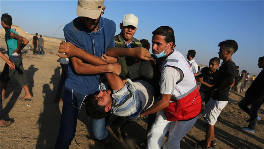 Gaza Strip: Israeli army injures 10 Palestinians 
