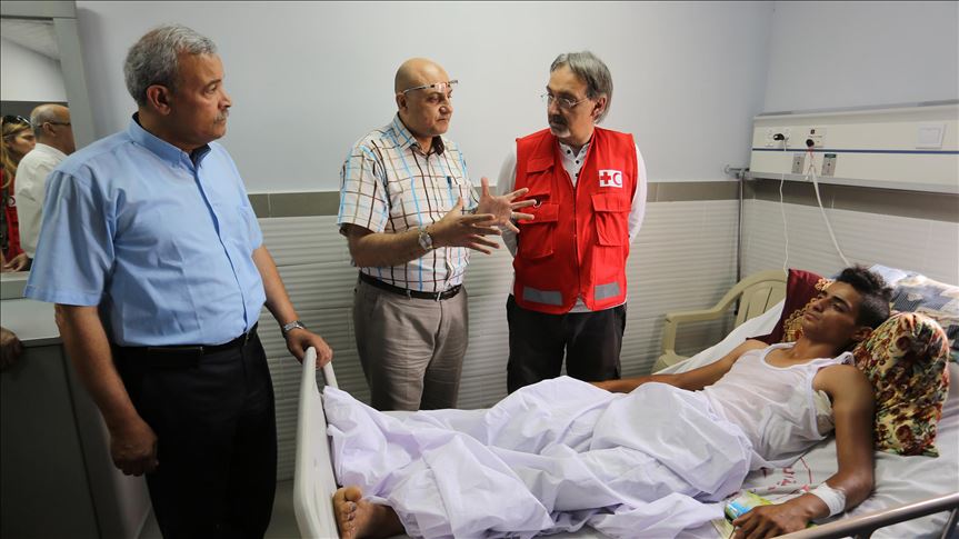 Cirujanos palestinos reciben capacitación por parte de especialistas de la Cruz Roja