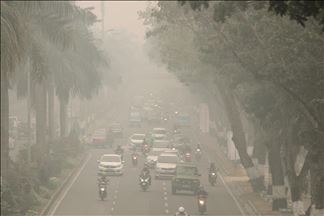 Karhutla sulit padam, kabut asap masih selimuti Riau