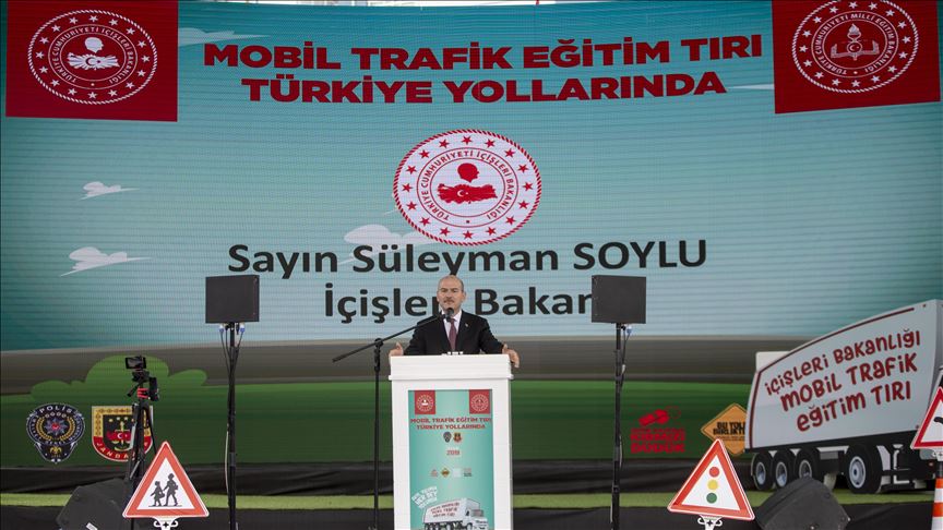 Mobil Trafik Egitim Tiri Yola Cikiyor