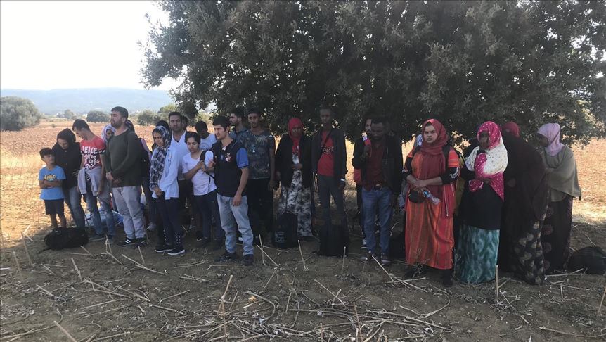 دستگیری 32 مهاجر غیرقانونی در چاناکقلعه ترکیه