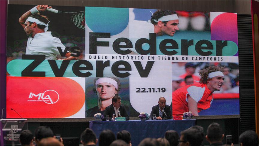 Confirman partido de Roger Federer ante Alexander Zverev en Colombia