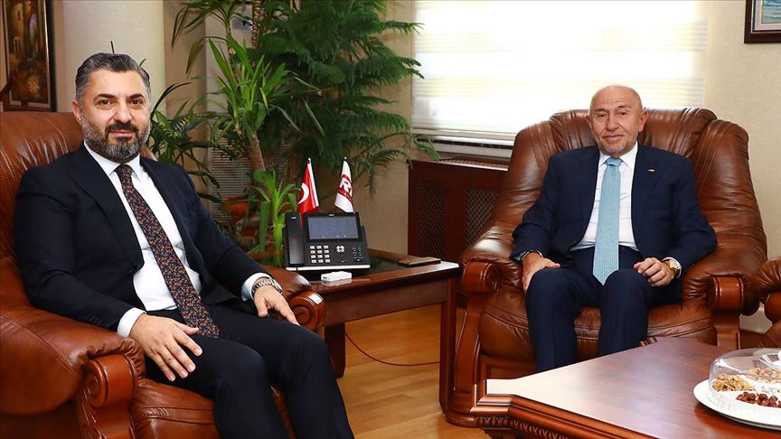 TFF Başkanı Özdemir'den RTÜK Başkanı Şahin'e ziyaret