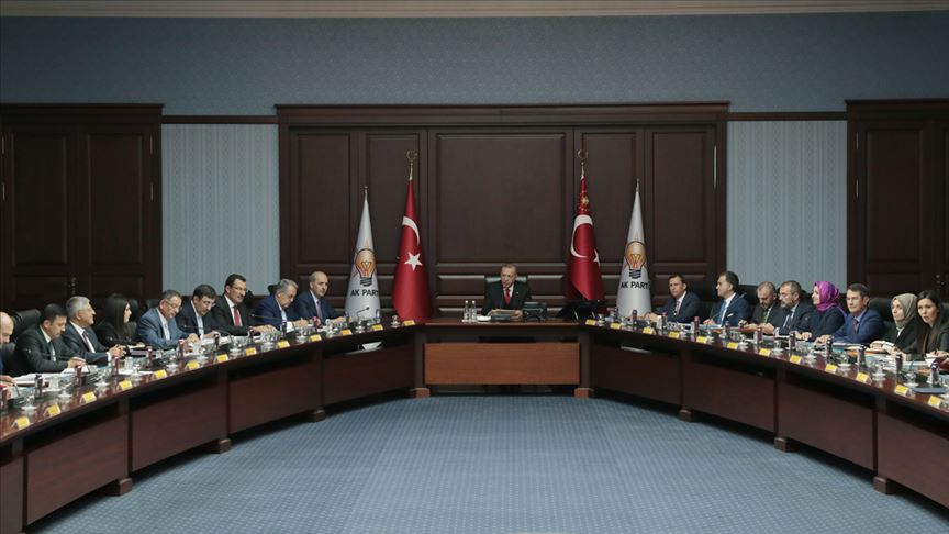 AK Parti MKYK toplantısı sona erdi
